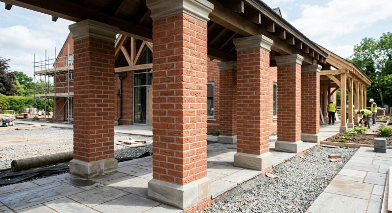 Brick Column Construction Service
